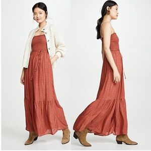 Free People Little of Your Love Wide Leg Floral Jumpsuit Size Medium